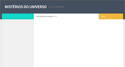 Desktop Screenshot of misteriosdouniverso.com